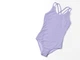 Купальник слитный из жатой ткани для девочки Pepperts LYCRA® 473716 134-140 см (8-10 years) сиреневый - изображение 3