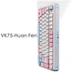 Бездротова Клавіатура Valkyrie VK 75 Pink-White-Blue 2.4G/Bluetooth/Кабель З RGB Підсвічування З Підтримкою HOT-SWAP.Батарея 8000mAh - зображення 5