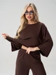 Спортивный костюм ISSA PLUS 14586 XL темно-коричневый (issa2007682792870) - изображение 4