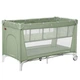 Манеж детский - кроватка для новорожденных 2 в 1 со вторым дном Piccolo+ CRL-18102 Mint Green 125*65 см CARRELLO зеленый - изображение 1