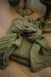Обмотка для фотосессии младенца из натуральной марли VTILENE, Dark sage green, 60х300 см - изображение 3