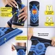 Бандаж на колінний суглоб BD AB066U_2. XXL/44-46см. Напівжорсткий. Ребра жорсткості. Кільце-Фіксатор. Чорно-Синій. Бандаж коліна. Ортез коліна. Наколінник ортопедичний - зображення 4