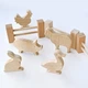 Деревянный игровой набор "Фигурки животных" Igroteco 900521, 17 деталей - изображение 3
