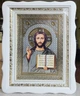 Иконы Спаситель и Казанская для дома под серебро для дома (55008) - изображение 2