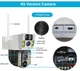 4K Беспроводная камера Solar 4G, двойной объектив, ночное видение V380 Pro CCTV 8MP - изображение 6