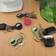 Чехол для поисковой метки Apple AirTag Silicone Key Ring Sage Green HC [147823] - изображение 2