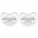 Пустушка Chicco Physioforma Crystal силіконова від 2 до 6 місяців 2 шт (73088.31) - зображення 1