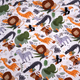 Простынь MirSon Полуторная 150х220 см 17-0920 Jungle Friends Ranforce Elite (2200012570852) - изображение 6