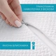Подушка ортопедическая IDEIA CoolGel 60х40х11-9 см анатомическая с эффектом памяти для сна на боку, спине и животе с гелем и молнией (4820227288656) - изображение 10
