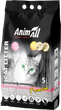 Наполнитель для кошачьего туалета AnimAll Бентонитовый комкующий с ароматом детской пудры 4.2 кг (5 л) Белый (4820224500584) - изображение 2