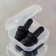 Беруші силіконові бервуха в пластиковому кейсі Silicone Earplugs Black - изображение 1