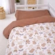 Простынь MirSon King Size 220x240 см 17-0918 Tiny Teddy Бязь (2200012568873) - изображение 4