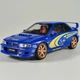 Колекційна модель Subaru Impreza WRX STI 1:32 синя металева машинка світло звук інерція відкривні елементи - зображення 3