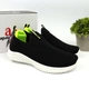 Текстильные кроссовки, мокасины для мальчика Apawwa (Z2401P black-green) Размер 32, 21 см - изображение 1
