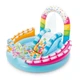 Игровой центр INTEX Веселая карамель 57144 с горкой фонтаном 170х168х122 см разноцветный - изображение 1