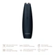 Мікрострумова ручка для підтяжки обличчя GESKE MicroCurrent Face-Lift Pen black (HB0124) - изображение 2