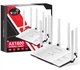 WIFI Роутер Маршрутизатор високошвидкісний інтернет 1900 Мбіт/с WI-FI 6 WAN LAN 2.4GHz 5GHz технологія Mesh брандмауер VPN 1.9 гігабітний AX1800 2.4ГГц 5ГГц Router WiFi6 White - зображення 6