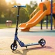 Самокат Best Scooter RIO двухколесный колеса PU 145 мм, амортизатор, ручной тормоз Blue 5–12 лет (R-31420) - изображение 5
