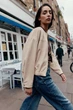 Бомбер зі штучної замші Zara 6318/256 L - изображение 4