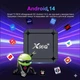 Медіаплеєр X96Q 2 Гб 16 Гб Android 14 Smart TV Приставка RockChip RK3518 для телебачення, ігор, фільмів та YouTube з голосовим пультом - зображення 11