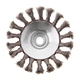 Щетка конусная 115 мм М14 (пучки витой проволоки) INTERTOOL BT-4115 - изображение 3