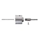 Комплект: свердло корончатое по бетону 80мм+Перехідник SDS Plus 100мм INTERTOOL SD-7080 - зображення 4