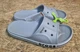 Кроксы шлепанцы Crocs Bayaband Slide Light Grey 39 (EU 39-40) - изображение 3