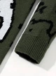 Темно-зелений светр з принтом котиків у стилі Ripndip S - зображення 5