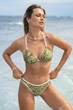 Купальные трусики Cupshe XL бежево зеленый 125050 - изображение 1