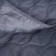 Покривало MirSon 5052 Velor charm Dark grey 200х220 см (2200008376918) - зображення 3