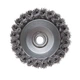 Щетка чашечная 100 мм М14 (пучки витой проволоки) INTERTOOL BT-2100 - изображение 2