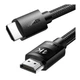 Кабель мультимедийный HDMI M to HDMI M 10.0m 4K30Hz braided HD119 black Ugreen (40104) - изображение 1