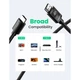 Кабель мультимедийный HDMI M to HDMI M 10.0m 4K30Hz braided HD119 black Ugreen (40104) - изображение 5