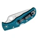 Ніж Spyderco Endela K390 Serrated Blue (C243FSK390) - зображення 4
