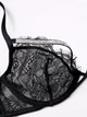Бюстгальтер VERY SEXY Shine Strappy Unlined Lace Low-Cut Demi Bra Чорний 36С - зображення 4