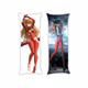 Подушка дакимакура Аска Лэнгли Сорю Asuka Langley Soryu Евангелион Evangelion 13х34 см - изображение 1