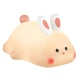 Нічник дитячий силіконовий акумуляторний HOCO HX16 Rabbit (1200 mAh, 7 год). White - зображення 1