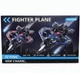 Игрушечный радиоуправляемый самолёт-дрон M33 Fighter Plane с подсветкой LED 2.4 GHz - изображение 11