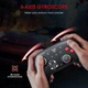 Бездротовий ігровий джойстик, геймпад Onikuma M10 Pro для ПК, PlayStation, з RGB підсвіткою та Bluetooth / USB 2.4G, до 40 годин роботи - зображення 6