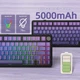 Клавіатура Attack Shark X85 Purple Gradient Бездротова Ігрова Механічна. 2.4G/Bluetooth/Кабель. Батарея 5000mAh. 75% White Jade Switch. - зображення 7