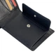 Мужское кожаное портмоне Visconti HT7 Stamford Black — Натуральная кожа, RFID-защита, Slim-дизайн, Черное - изображение 11