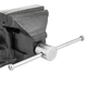 Тиски слесарные поворотные 100мм INTERTOOL HT-0081 - изображение 4