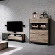 Стінка Perfect Home Арден / Arden C Дуб санд гранж/матера (PFH-091634) - зображення 1