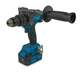 Ударный шуруповерт KRAISSMANN 4135 E-ABS-BL 20/2 M-POWER крутящий момент 150 Нм (2 АКБ по 4Ач, бесщеточный двигатель) - изображение 3