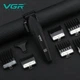 Профессиональная машинка для стрижки волос VGR V-640C аккумуляторная, керамические лезвия, 9000 об./минуту, LED дисплей Black - изображение 2