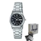 Жіночий наручний годинник Casio LTP-V006D-1B, кварцовий, сталевий браслет, водозахист 30 м - зображення 1