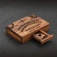 Мини спиритическая доска Отжа на английском языке коричневая MINI доска OUIJA ABC - изображение 5
