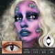 Линзы цветные без диоптрий белые Cat Eye + контейнер для хранения - изображение 8
