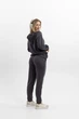 Женский спортивный костюм на молнии с капюшоном графит 5XL - изображение 3