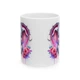 Керамическая чашка с принтом "Слонёнок в розовом сердце" - изображение 2